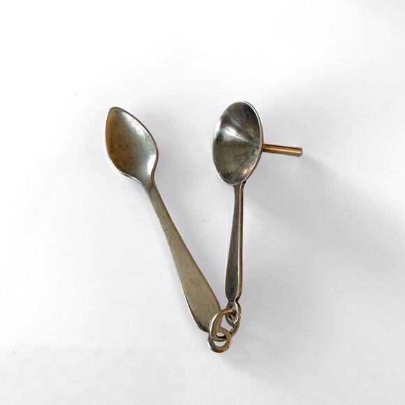 Vintage Ernest Steiner Miniature Perfume Funnel & Spoon - Picture 2 of 4